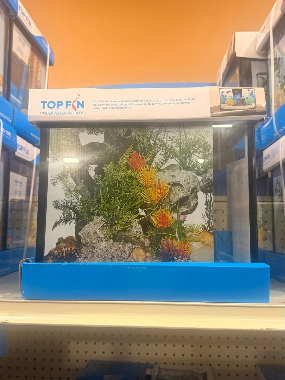 TOPFIN All-In-One Aquarium Starter Kit in 6 gallon